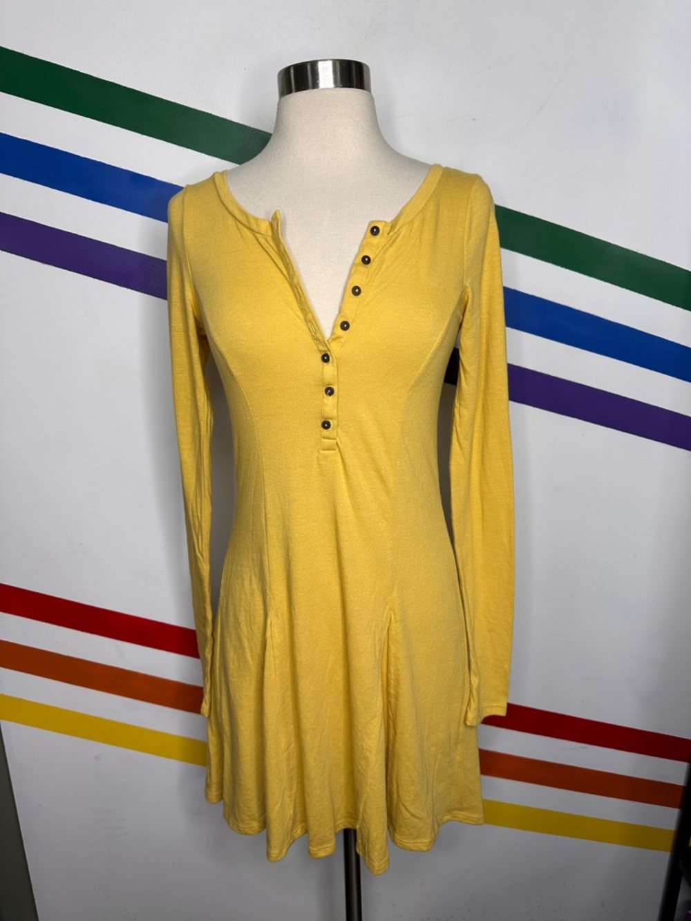 Free People Beach long sleeve tunic dress size XS